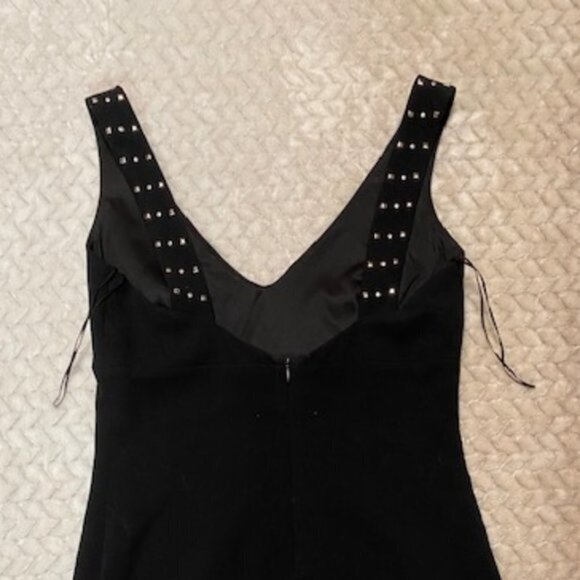 Black Zara Cocktail Dress Size Large - Picture 5 of 5